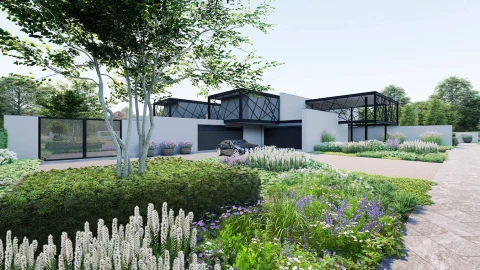 Border planten winterhard