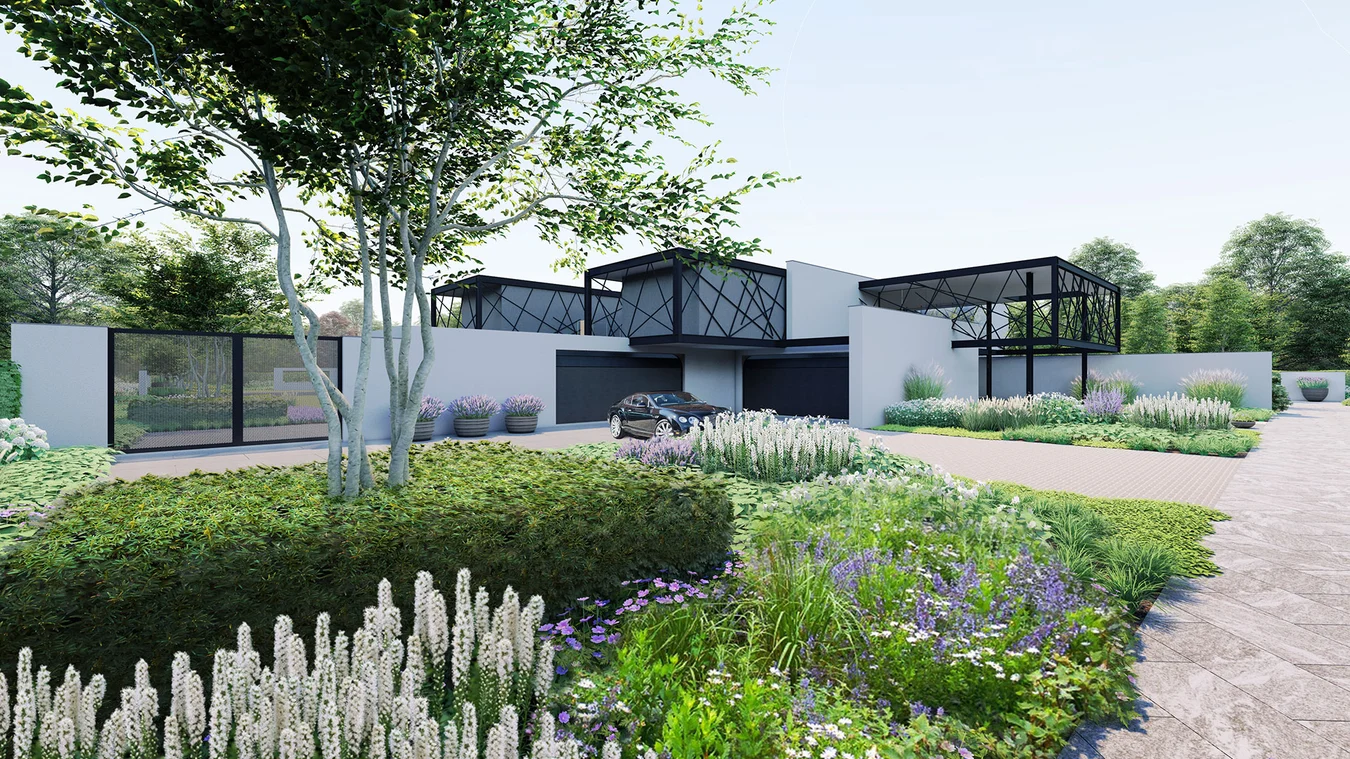 Border planten winterhard