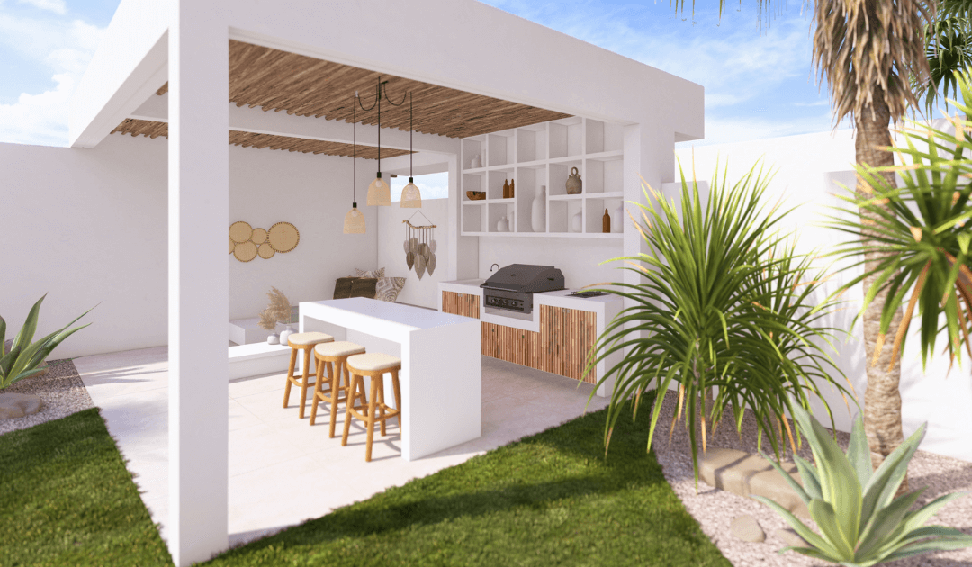 Ibiza buitenkeuken op maat