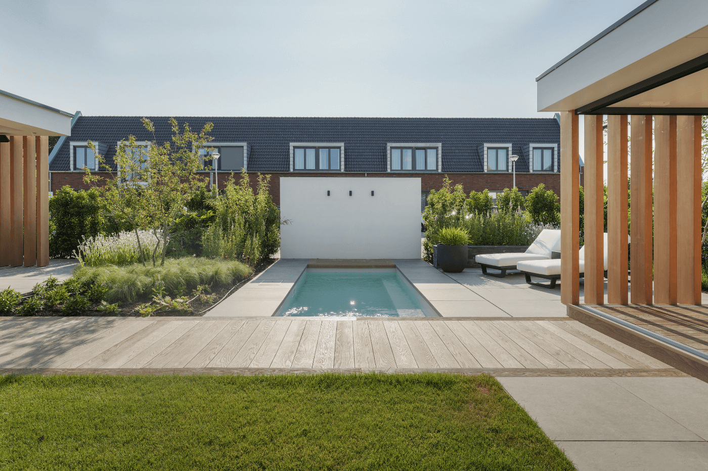 Ibiza style achtertuin met zembad tuinontwerp tuinarchitect droomtuin nederland