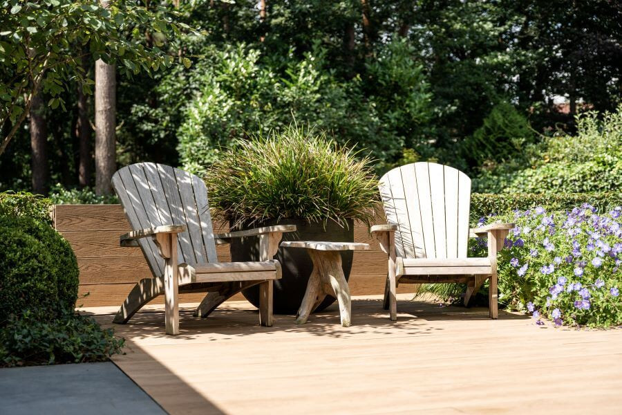 millboard vlonder villatuin tuinmaterialen luxe tuin