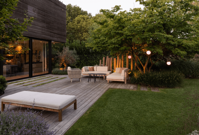 Natuurlijke tuin groene buitenruimte rotterdam