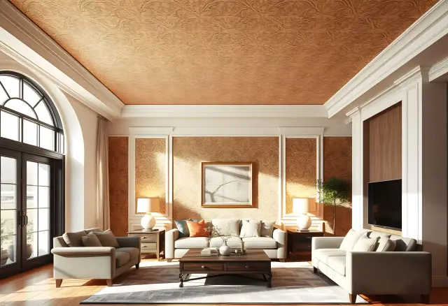 Villa Arena_Behang op plafon_Blog