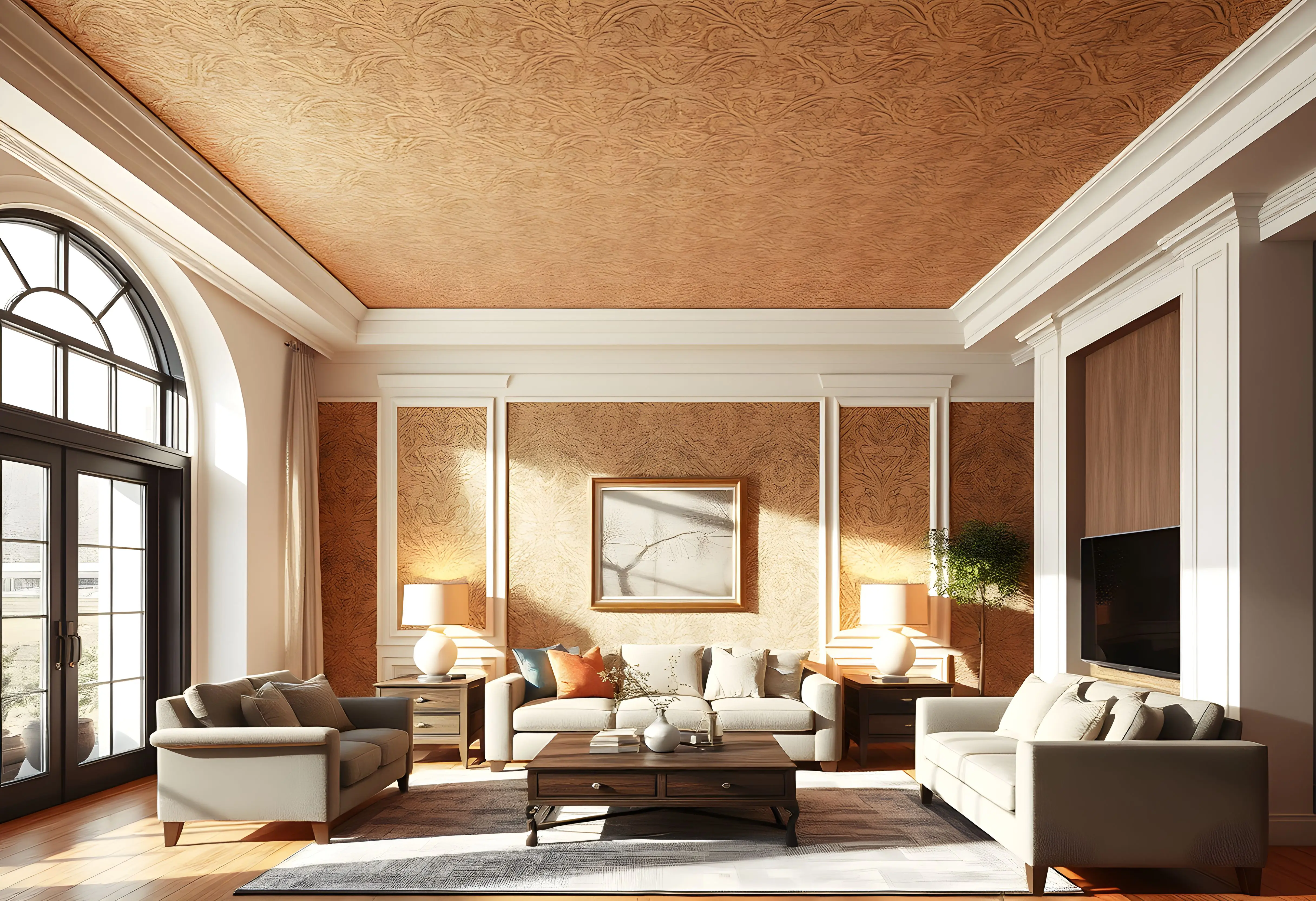 Villa Arena_Behang op plafon_Blog
