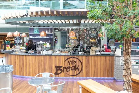 Villa break horeca villa arena koffiebar overzicht