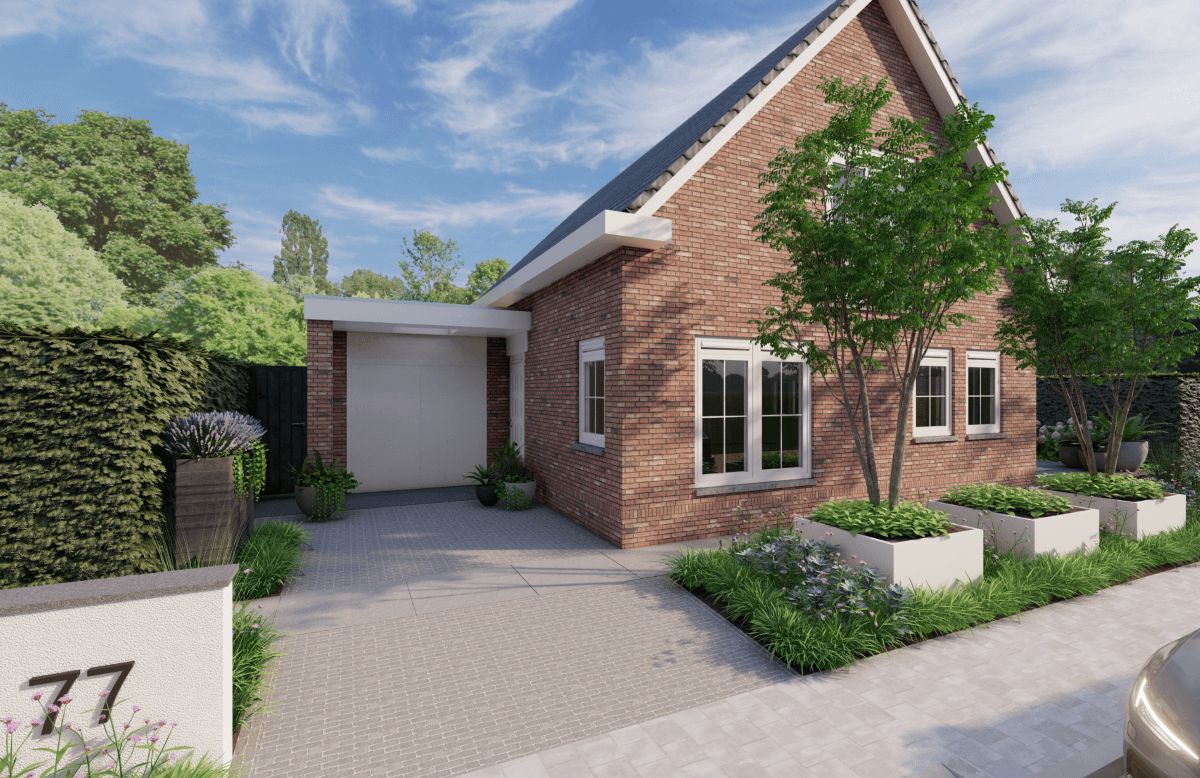 Voortuin ideeën oprit stadstuin tuintips tuininrichting