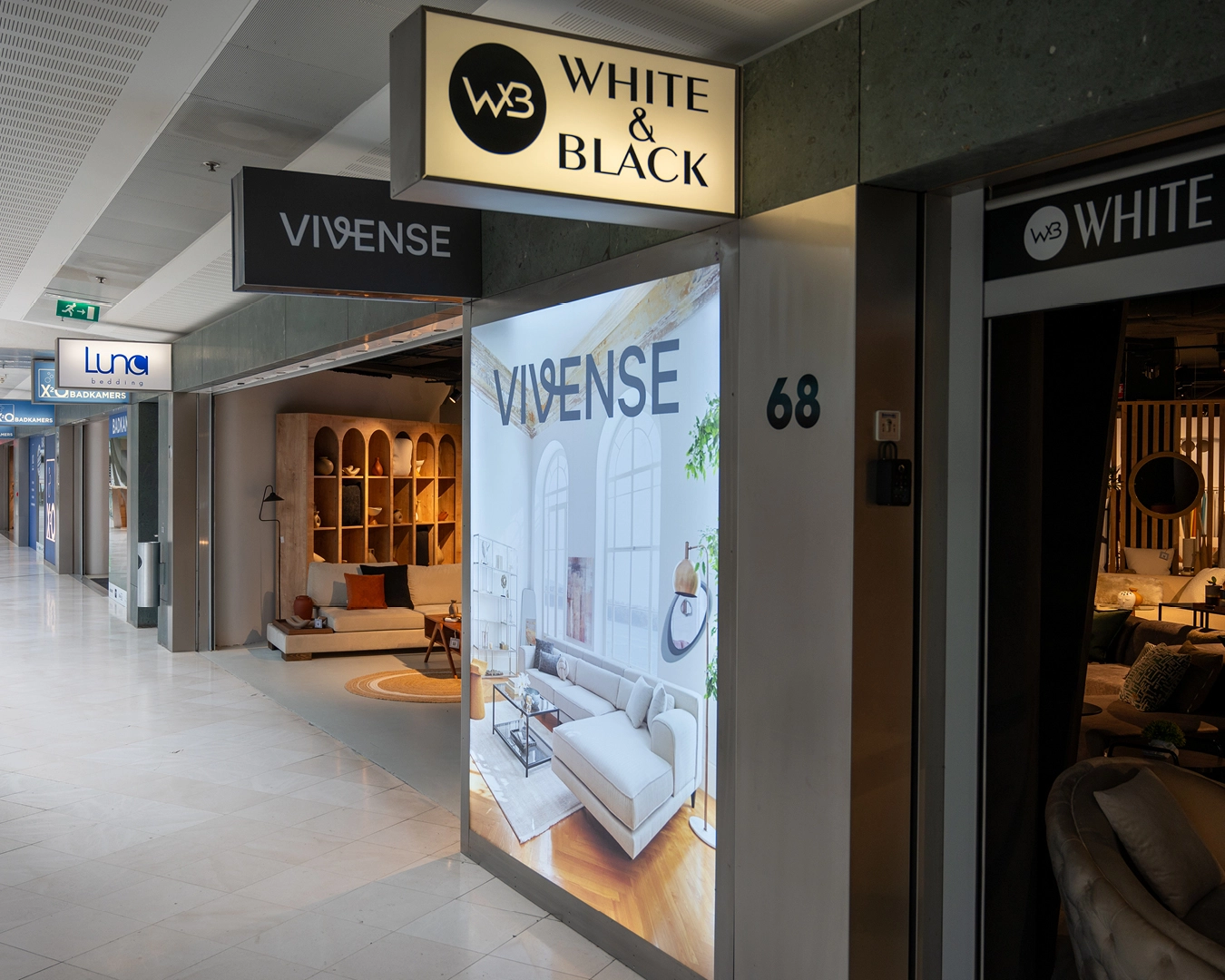 White & black